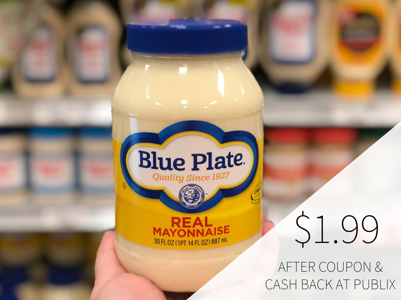 Publix Thanksgiving Dinner 2019 Cost
 Blue Plate Mayonnaise Just $1 99 At Publix Half Price