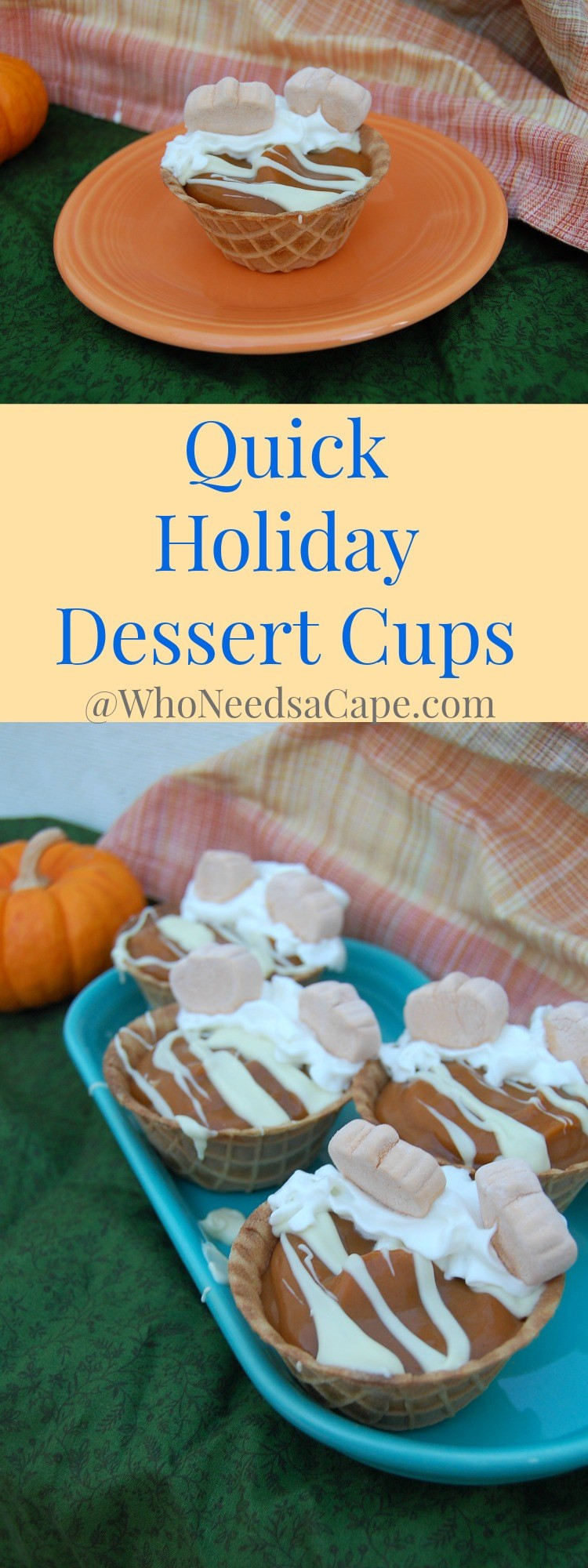 Quick And Easy Christmas Desserts
 Quick Holiday Dessert Cups Who Needs A Cape