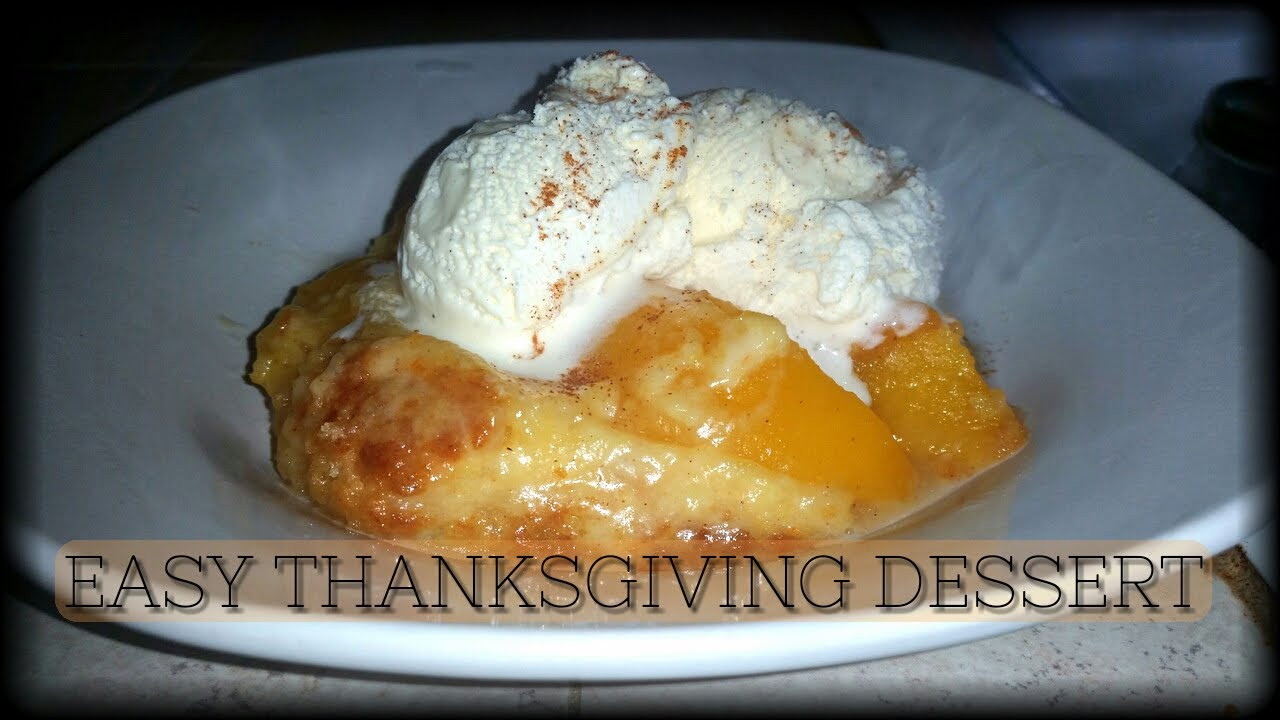 Quick And Easy Thanksgiving Desserts
 Quick and Easy Thanksgiving Dessert Peaches and Cream