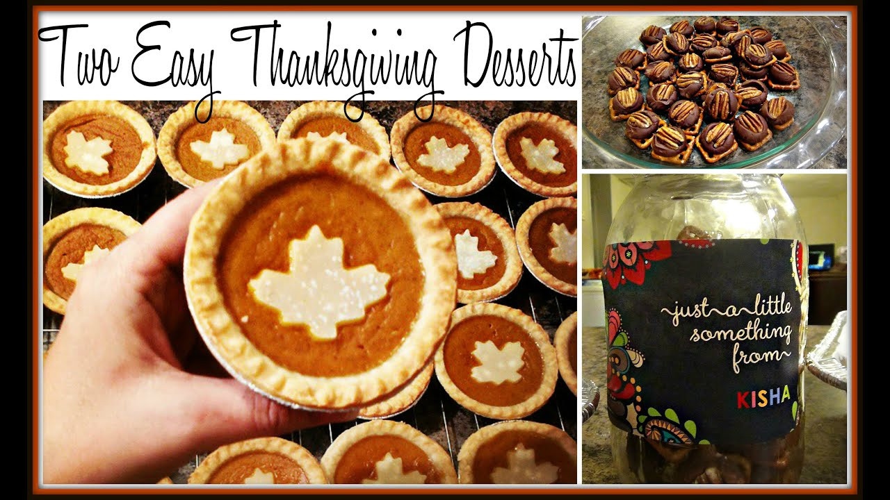 Quick And Easy Thanksgiving Desserts
 Two Fast & Easy Thanksgiving Desserts