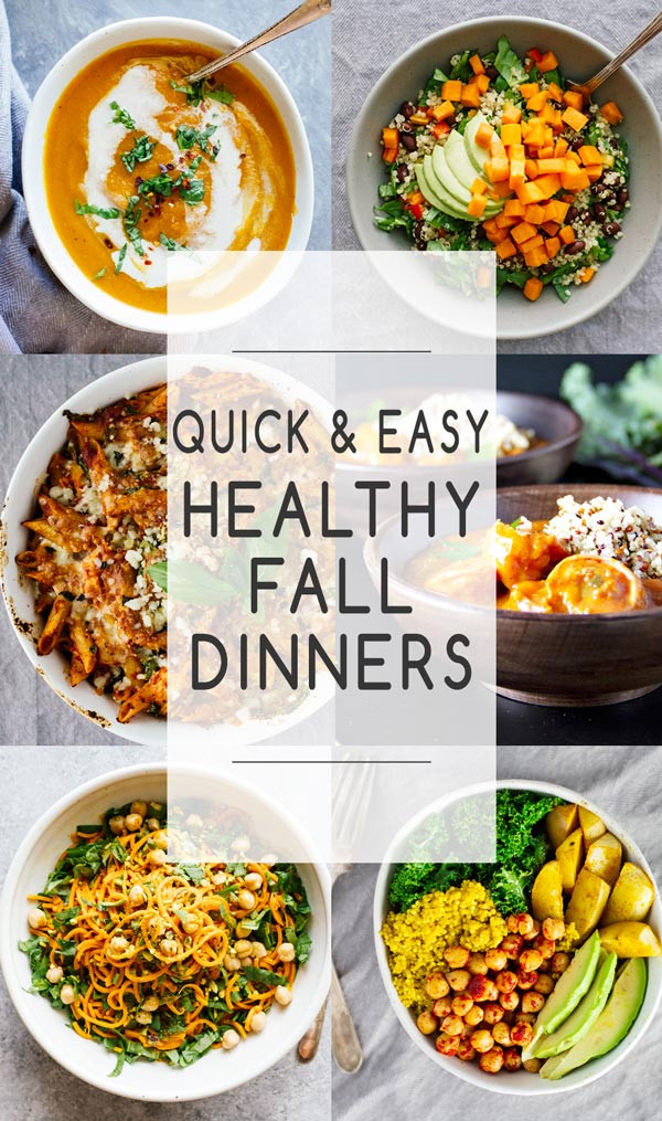 Quick Fall Dinners
 Quick & Easy Healthy Fall Dinners Jar Lemons