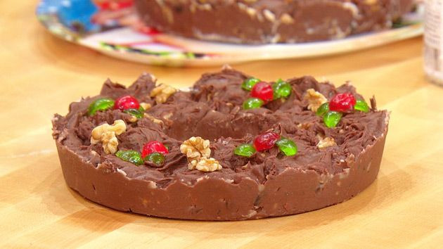 Rachael Ray Christmas Fudge Wreath
 174 best Holiday Desserts images on Pinterest