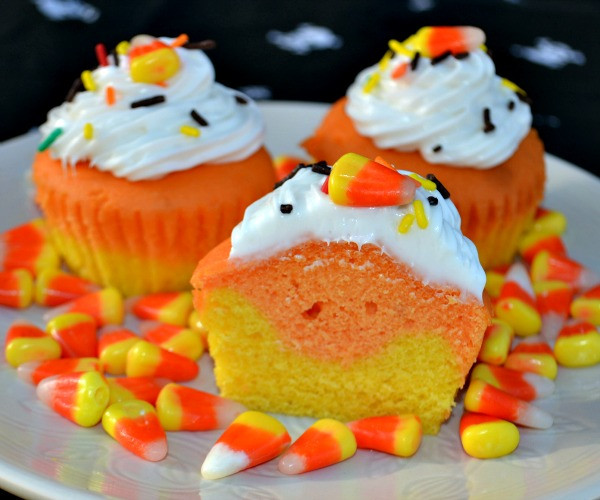 Recipe For Halloween Cupcakes
 Candy Corn Cupcakes & McCormick Spooky Squad Giveaway