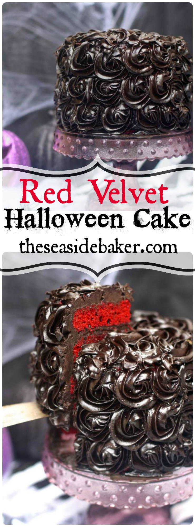 Red Velvet Halloween Cake
 Red Velvet Halloween Cake The Seaside Baker