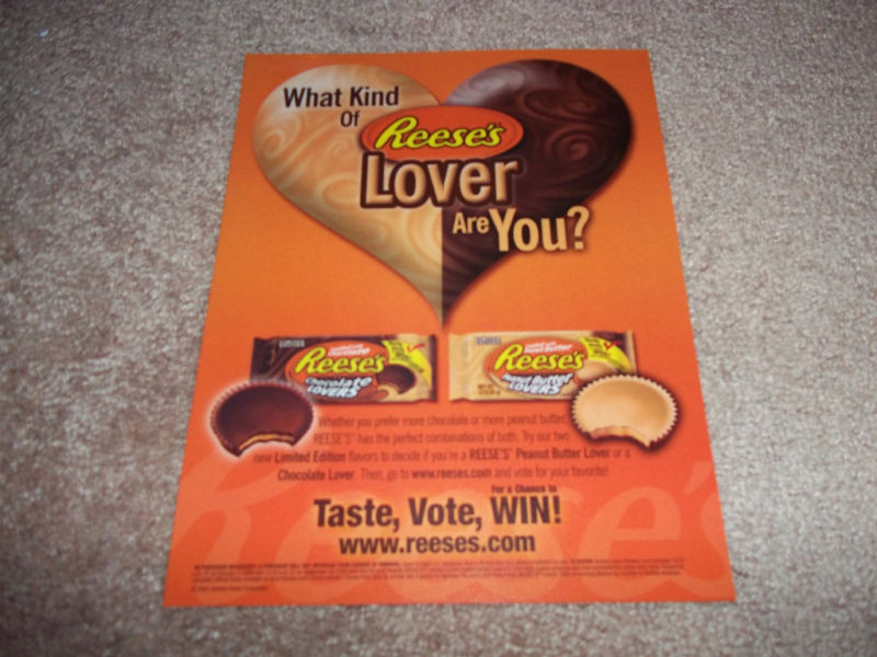 Reese'S Christmas Candy
 REESE S CHOCOLATE PEANUT BUTTER LOVERS AD 2005 COOL