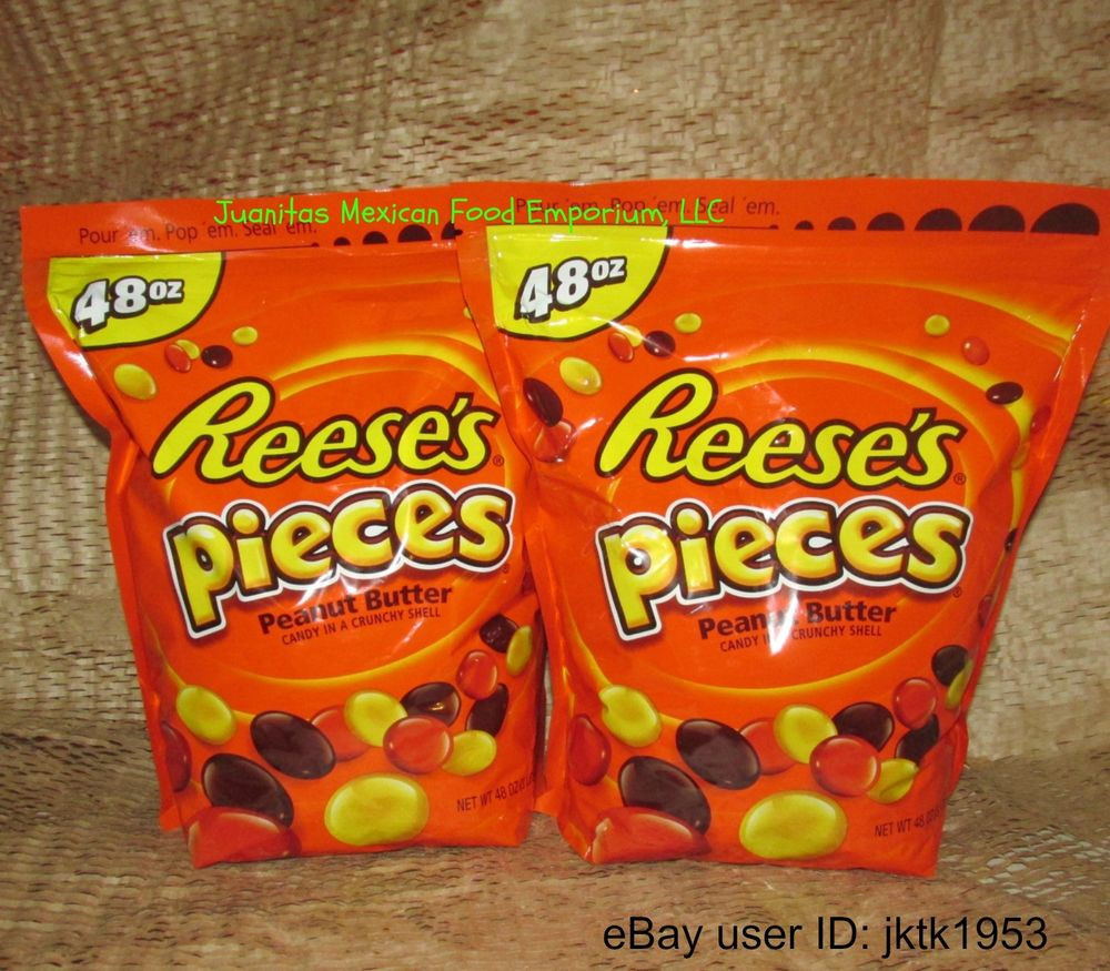 Reese'S Christmas Candy
 Reese s Pieces XL Ziploc Bag s 96 oz Bulk Candy Vending