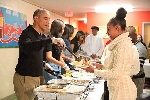 Restaurants Serving Thanksgiving Dinner 2019
 Obama Family Serves Thanksgiving Dinner To Homeless