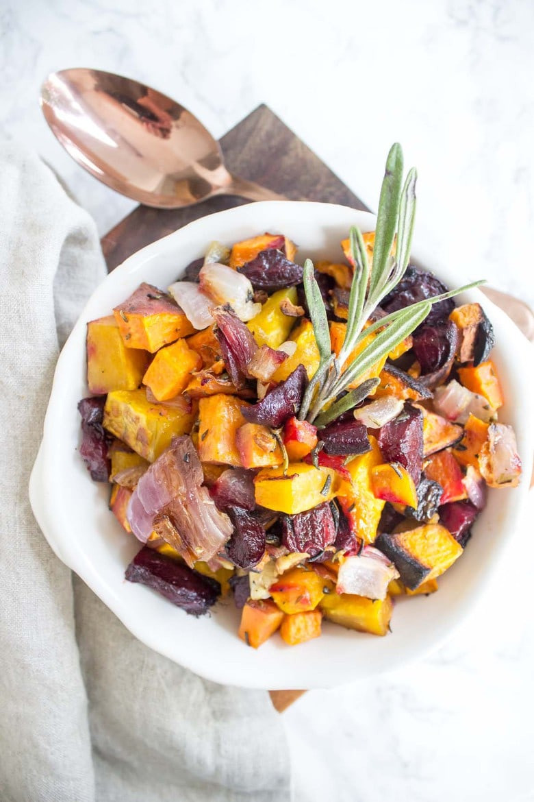 Roasted Root Vegetables Thanksgiving
 Rosemary Roasted Root Ve ables