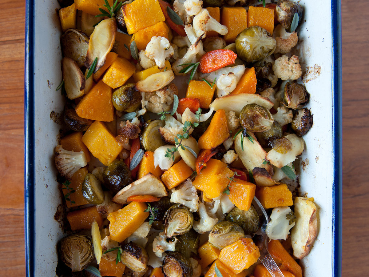 Roasted Root Vegetables Thanksgiving
 Roasted Ve ables with Fresh Herbs Recipe Melissa Rubel
