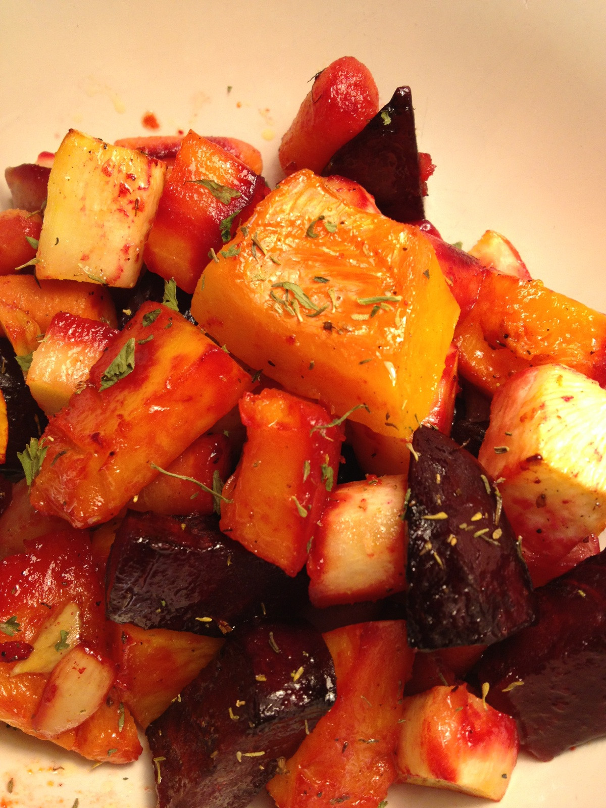 Roasted Root Vegetables Thanksgiving
 A Healthy Makeover Roasted Root Ve ables