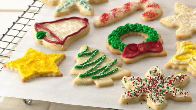 Rolled Christmas Cookies
 Cream Cheese Sugar Cookies recipe from Pillsbury