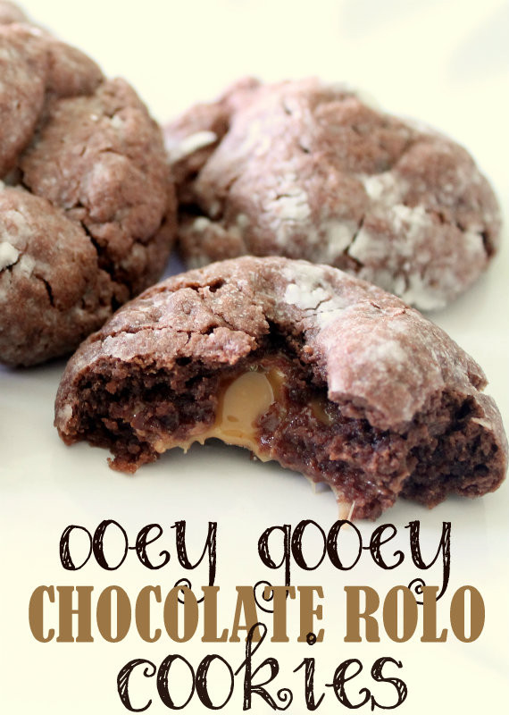 Rolo Christmas Cookies
 Gooey Rolo Cookies Recipe