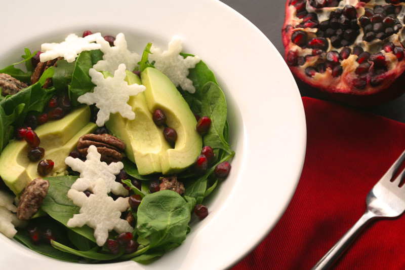 Salad For Christmas Dinner
 Holiday Snowflake Salad – Bakin Bit