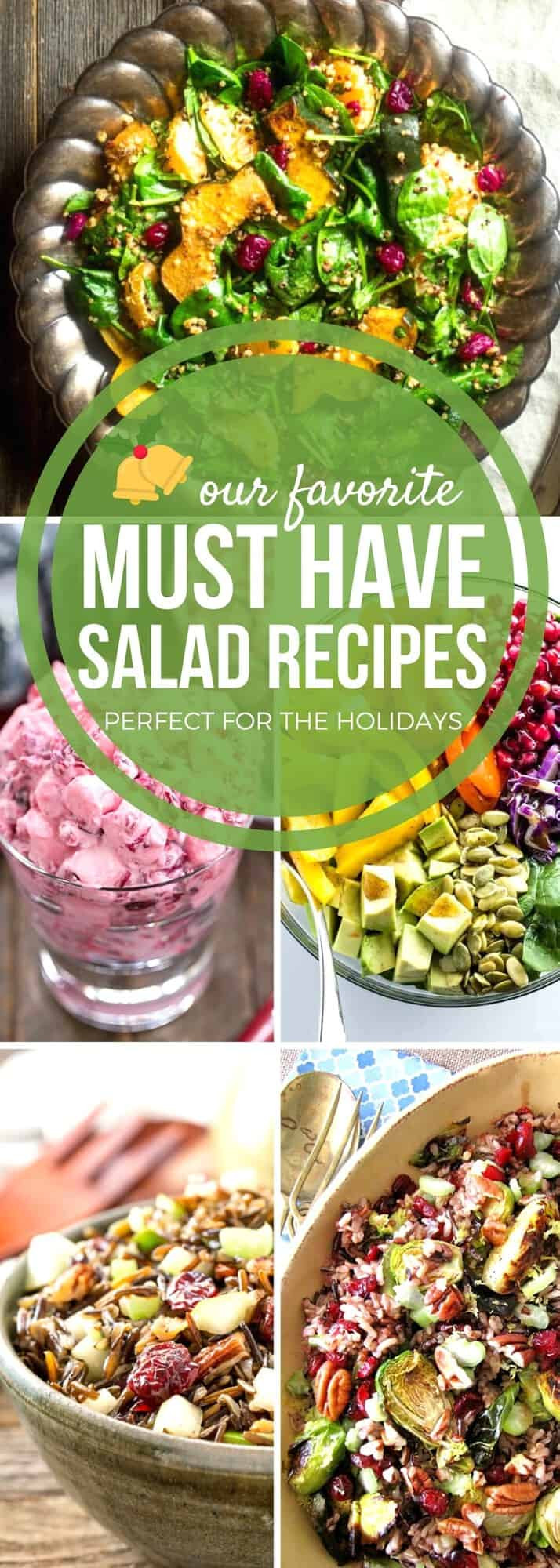Salads For Christmas Dinner Recipes
 Holiday Salad Recipes SundaySupper