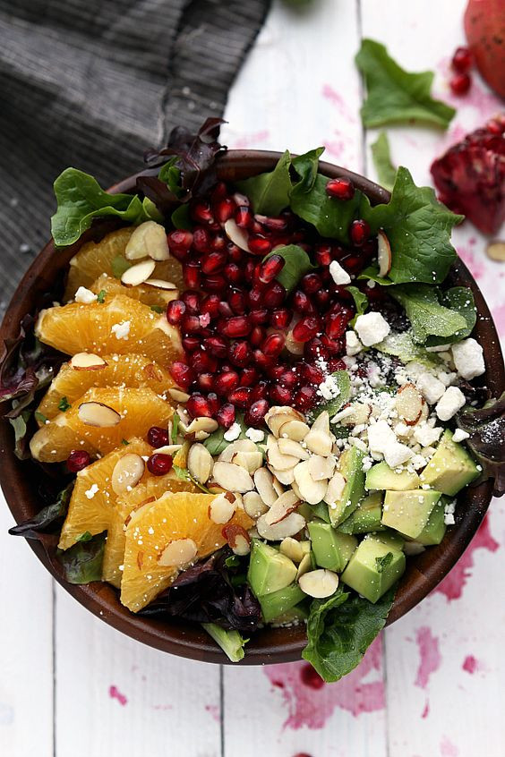 Salads For Christmas Dinner Recipes
 Pomegranates Dinner salads and Dinner on Pinterest