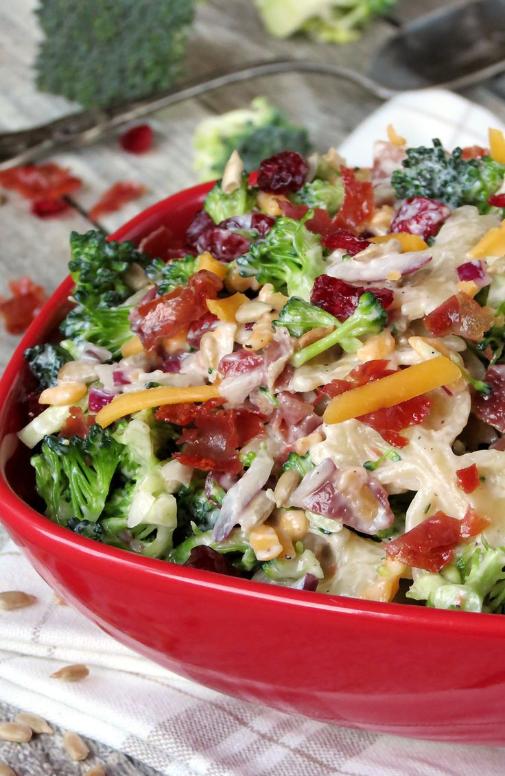 Salads For Christmas Dinner Recipes
 Broccoli Cranberry Pasta Salad Recipe