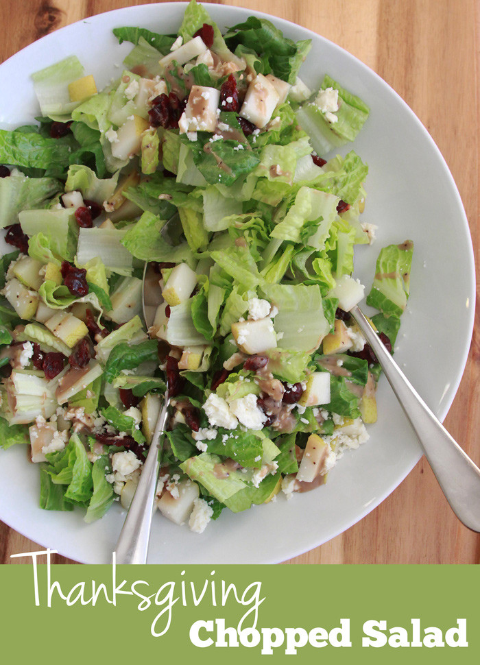 Salads Recipes For Thanksgiving
 Recipe Thanksgiving Pear and Feta Chopped Salad