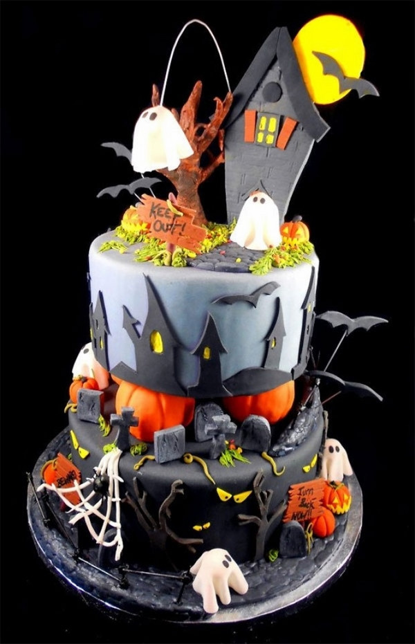 Scary Halloween Cakes
 Non scary Halloween cake decorations – fun cakes for kids