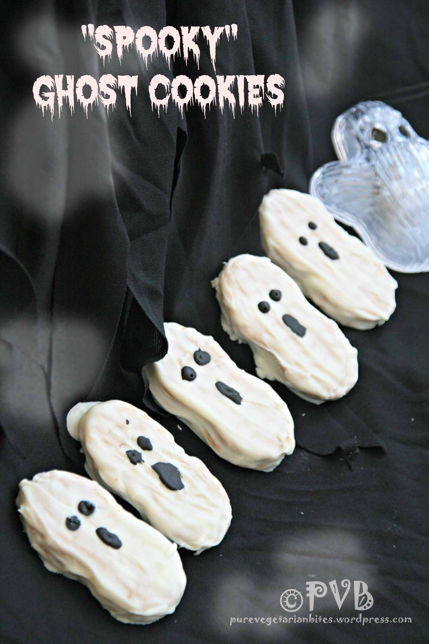Scary Halloween Cookies
 Halloween Treats Simply “Spooky” Ghost Cookies