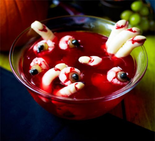 Scary Halloween Dessert
 Scary Halloween jelly recipe