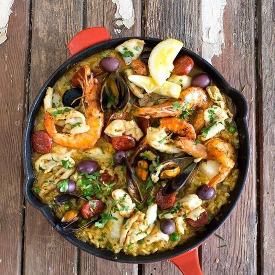 Seafood Christmas Dinner
 Seafood paella Christmas dinners and Paella on Pinterest