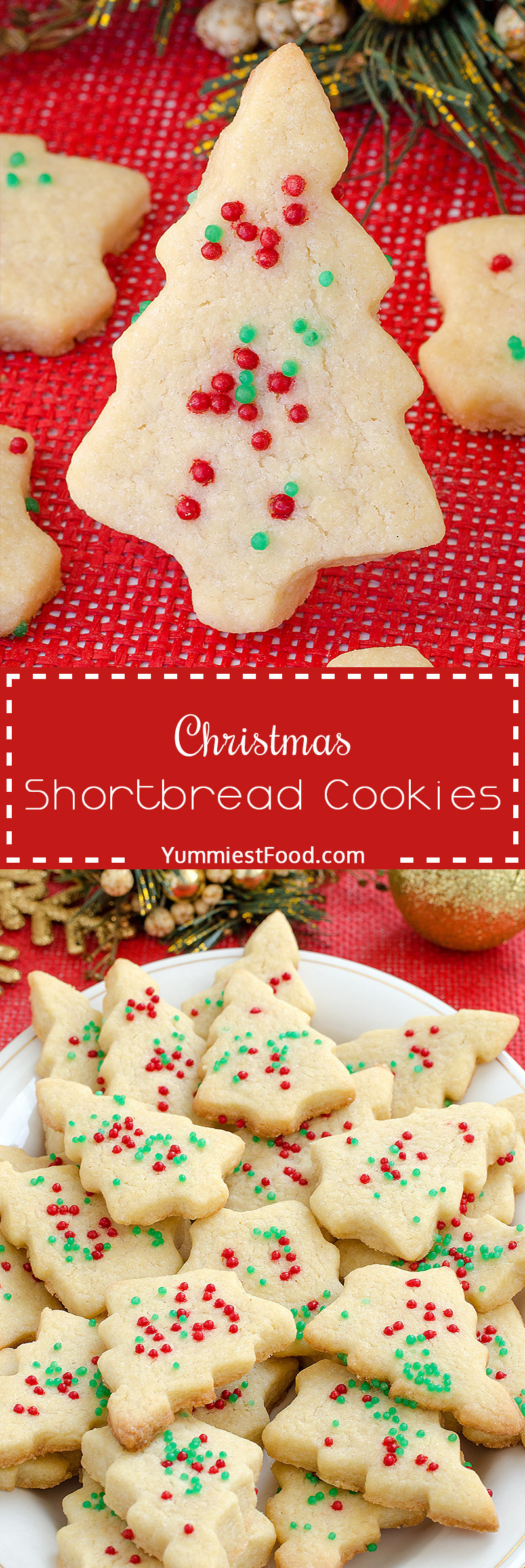 Shortbread Christmas Cookies
 Christmas Shortbread Cookies Recipe from Yummiest Food