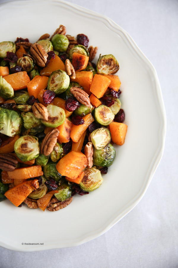 Side Dish Thanksgiving Dishes
 Thanksgiving Side Dish Butternut Squash Brussel Sprouts