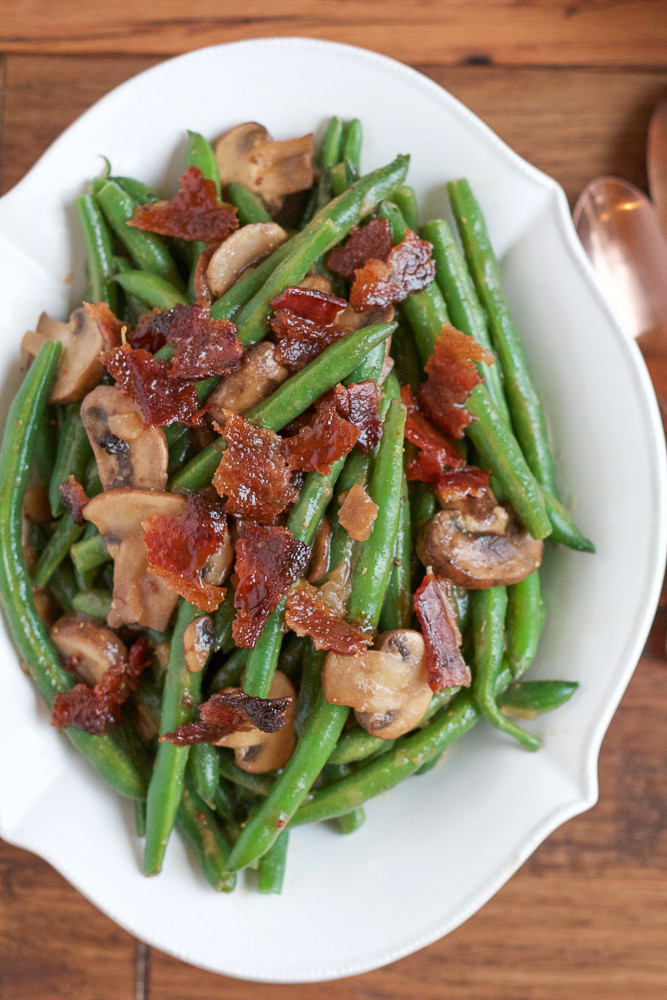 Side Dishes For Prime Rib Dinner Christmas
 Balsamic Green Beans with Can d Bacon • Hip Foo Mom