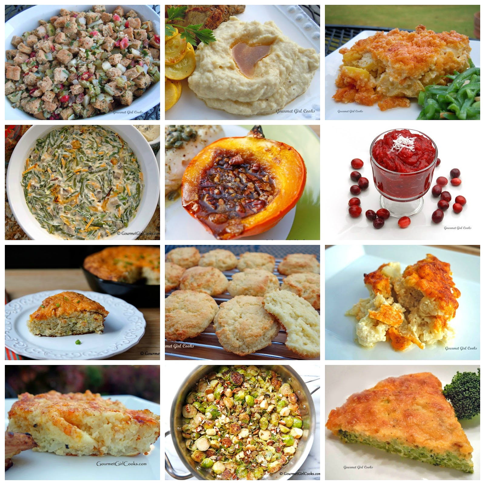 Side Dishes For Thanksgiving
 Gourmet Girl Cooks 12 Thanksgiving Side Dish Recipes