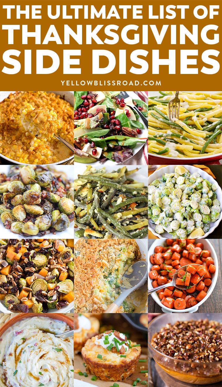 Side Dishes For Thanksgiving
 Thanksgiving Side Dishes