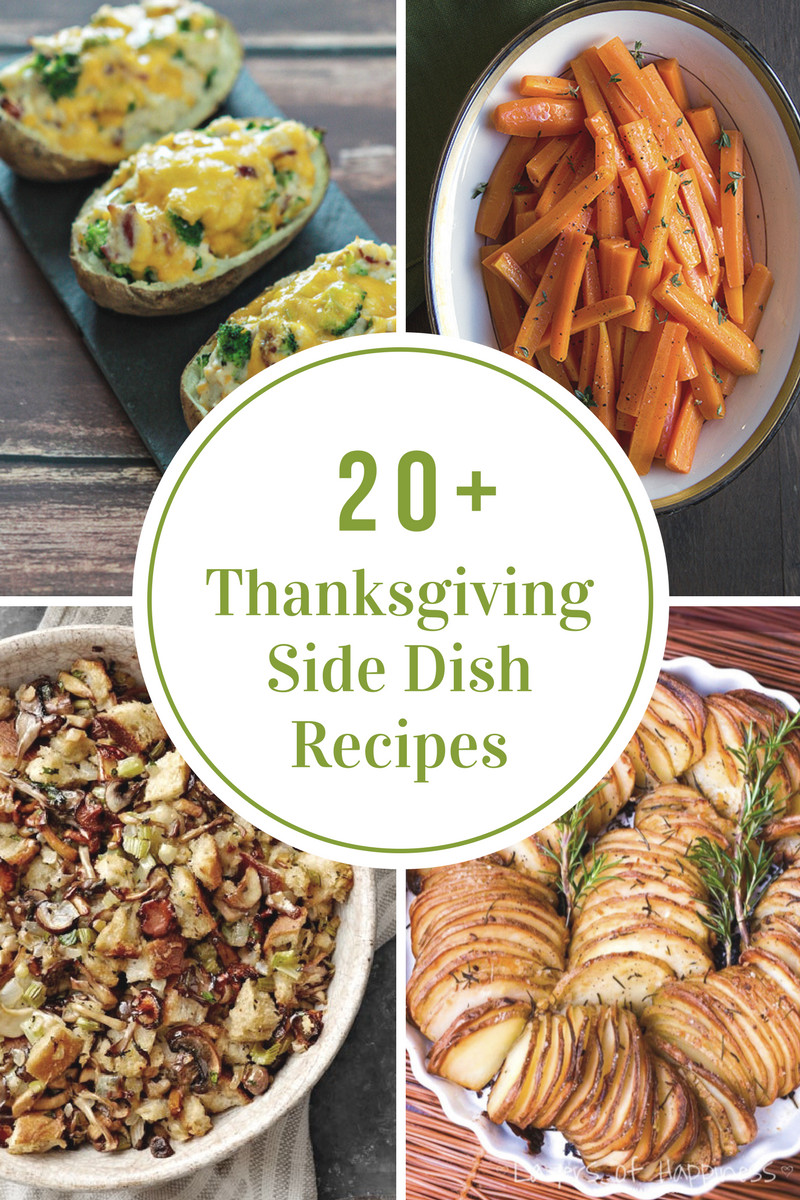 Side Dishes For Thanksgiving Dinner
 Thanksgiving Dinner Menu Recipe Ideas The Idea Room
