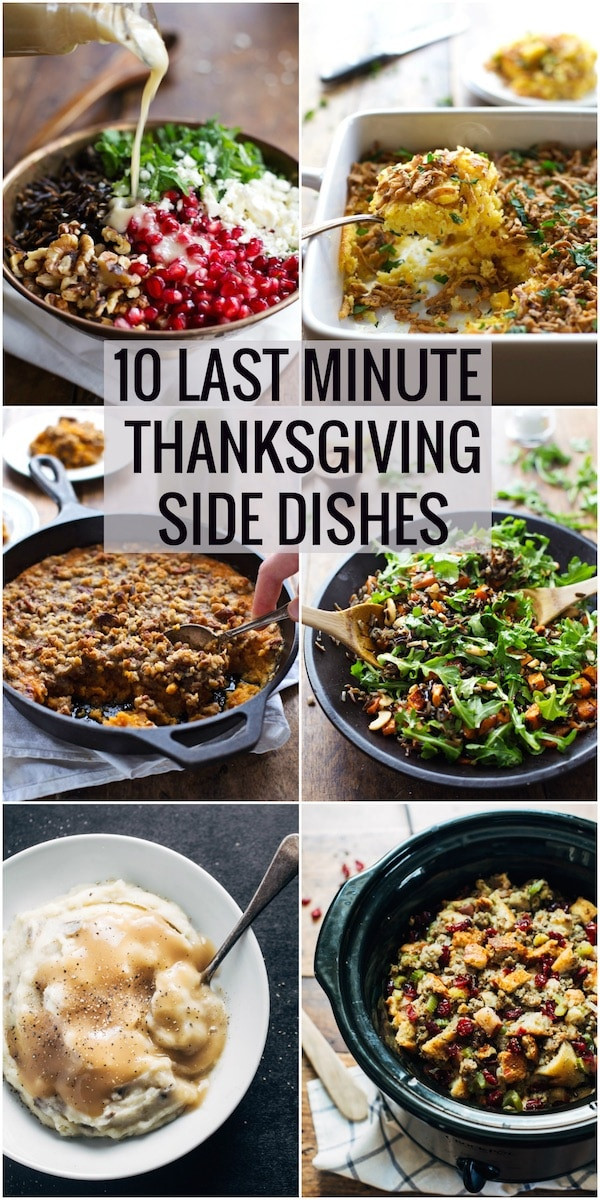 Side Dishes For Thanksgiving Dinner
 10 Last Minute Thanksgiving Side Dishes Pinch of Yum