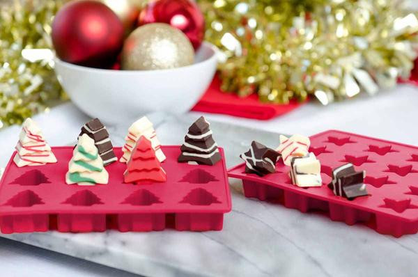 Silicone Christmas Candy Molds
 Silicone Christmas Holiday Candy Molds by StarPack