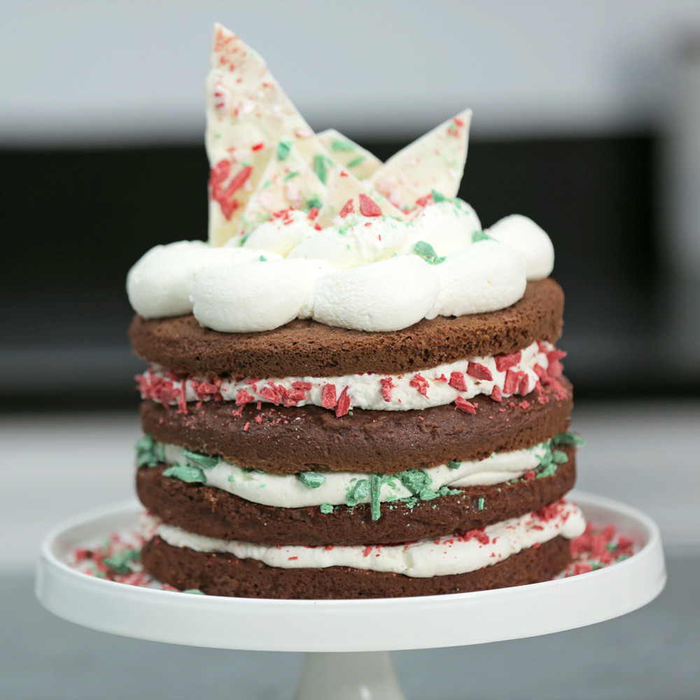 Simple Christmas Cakes
 Easy Chocolate Christmas Cake from a Box Recipe