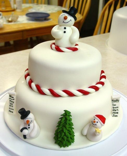 Simple Christmas Cakes
 11 Awesome And Easy Christmas cake decorating ideas