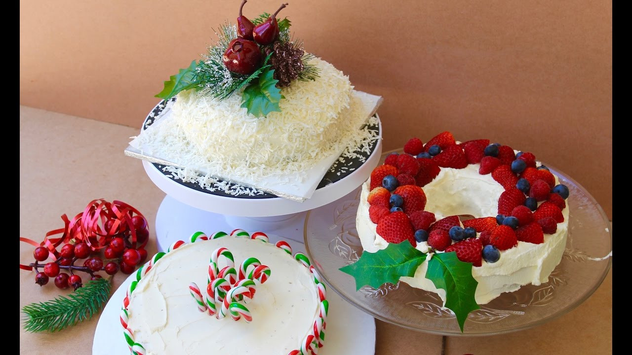 Simple Christmas Cakes
 Easy Christmas recipe How to decorate a Christmas cake 3