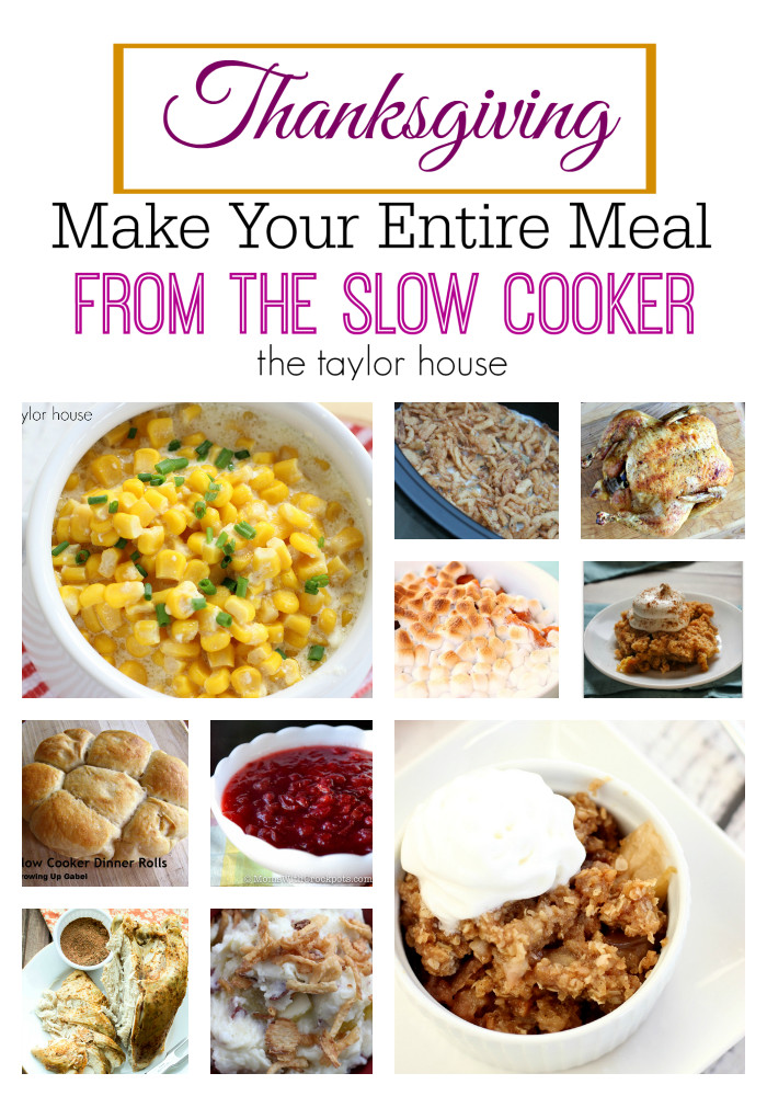 Slow Cooker Side Dishes For Thanksgiving
 Thanksgiving Slow Cooker Recipes