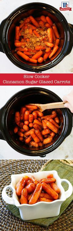 Slow Cooker Side Dishes For Thanksgiving
 Slow Cooker Cinnamon Sugar Glazed Carrots