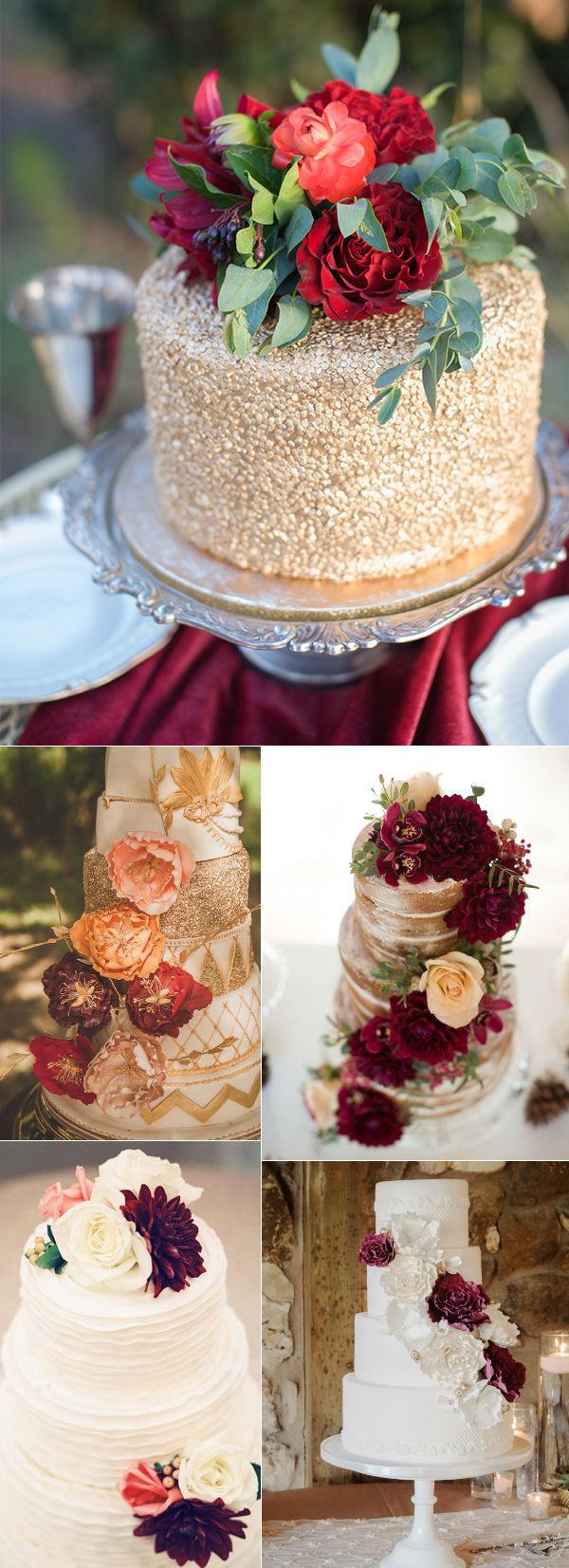 Small Fall Wedding Cakes
 32 Amazing Wedding Cakes Perfect For Fall