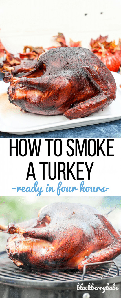 Smoke A Turkey For Thanksgiving
 How to Smoke a Whole Turkey for Thanksgiving Blackberry Babe