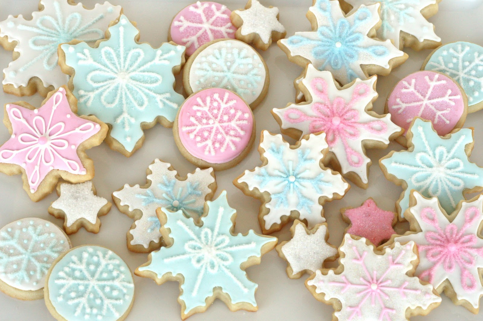 Snowflake Christmas Cookies
 Christmas Cookies Galore Glorious Treats