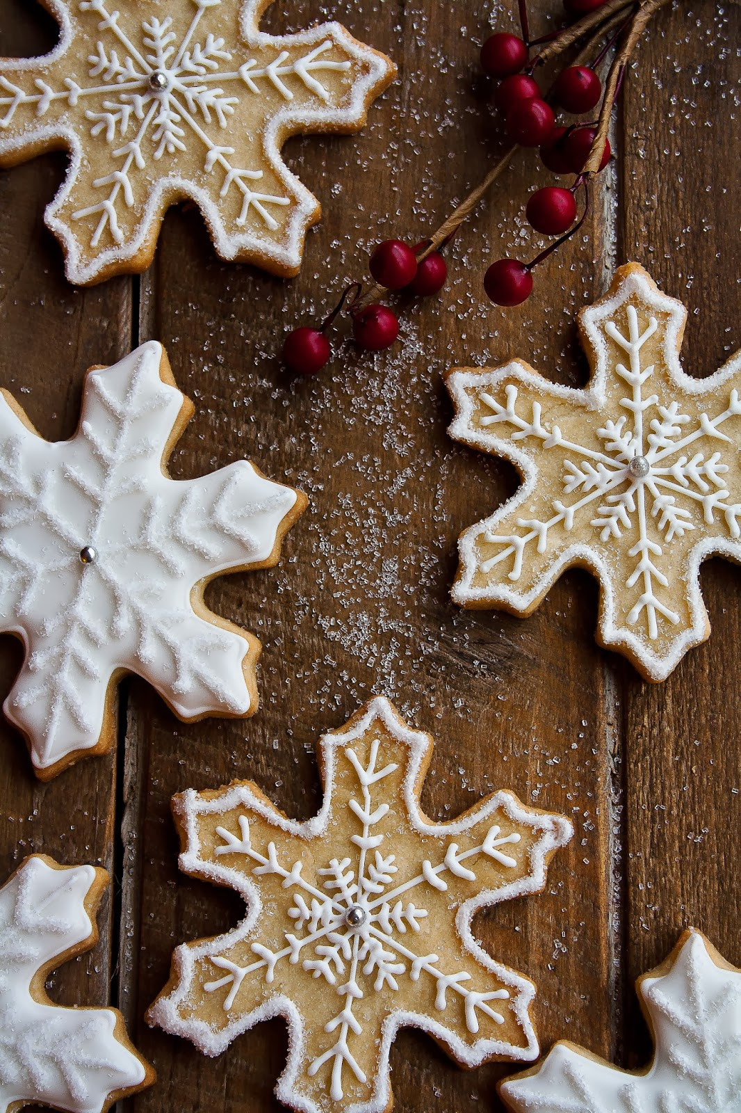 Snowflake Christmas Cookies
 Snowflake Sugar Cookies