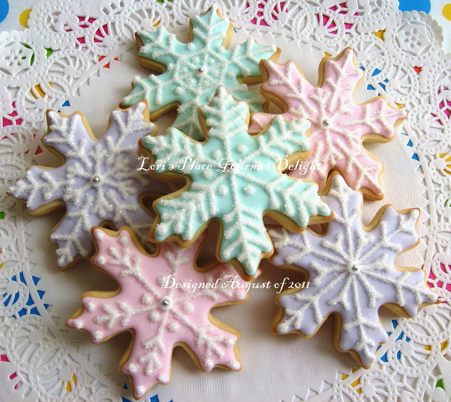 Snowflake Christmas Cookies
 Snowflake Cookies Christmas Cookies Decorated Cookies 12