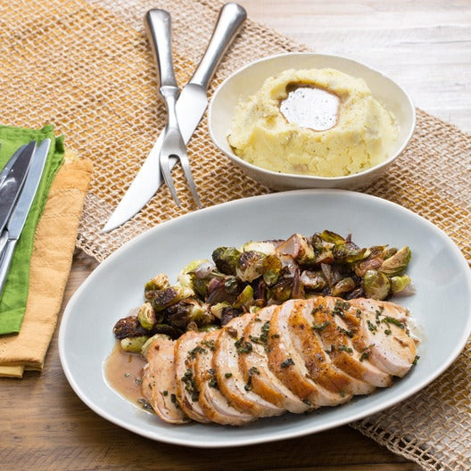 Sprouts Thanksgiving Turkey
 Recipe Roasted Turkey & Brussels Sprouts with Mashed