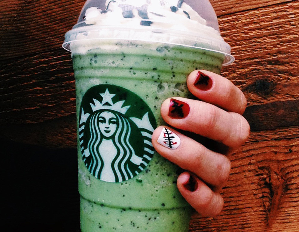Starbucks Halloween Drinks
 Now that s scary Starbucks has a Franken Frappuccino for