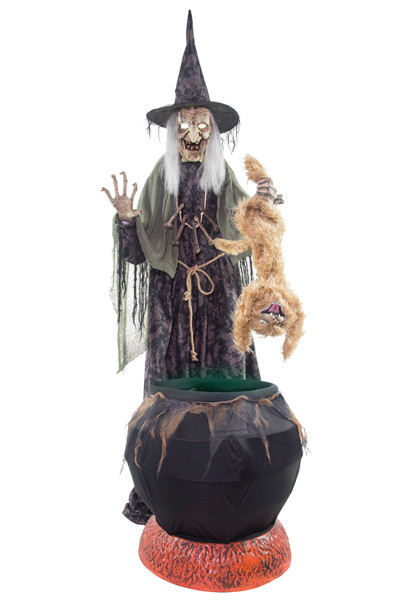 Stew Brew Witch And Child Animated Halloween Decoration
 Crazy For Costumes La Casa De Los Trucos 305 858 5029