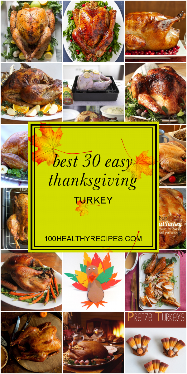 Best 30 Easy Thanksgiving Turkey – Best Diet and Healthy Recipes Ever ...