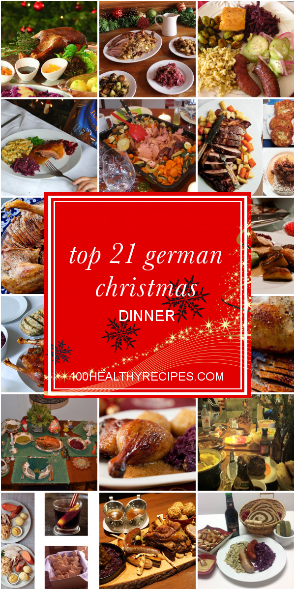 Top 21 German Christmas Dinner – Best Diet and Healthy Recipes Ever ...