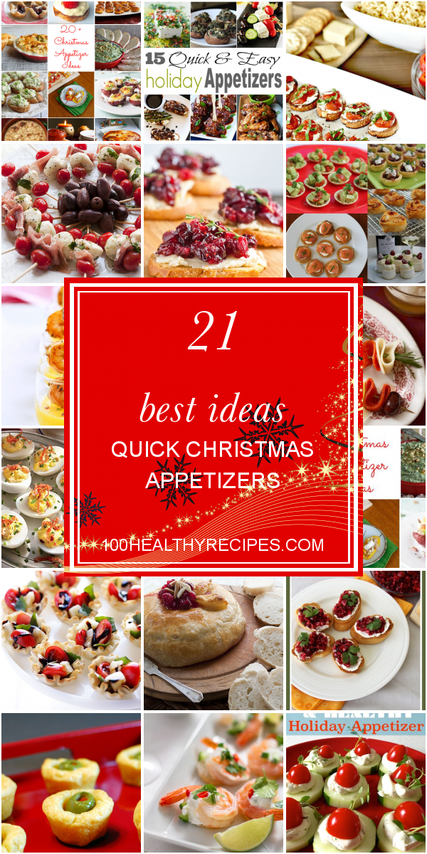 21 Best Ideas Quick Christmas Appetizers Best Diet And Healthy Recipes Ever Recipes Collection