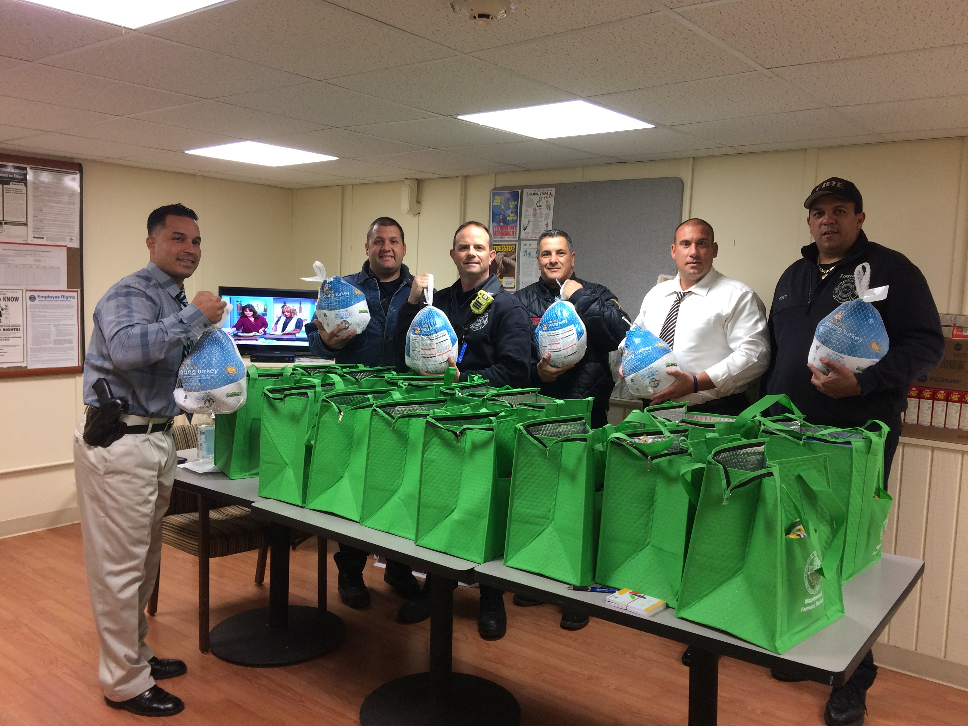 Stop And Shop Thanksgiving Dinner
 Maplewood Fire Police Join with Stop & Shop to Provide 17